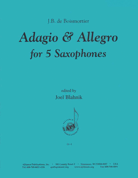 Adagio & Allegro Fr Concerto I - Sax 5