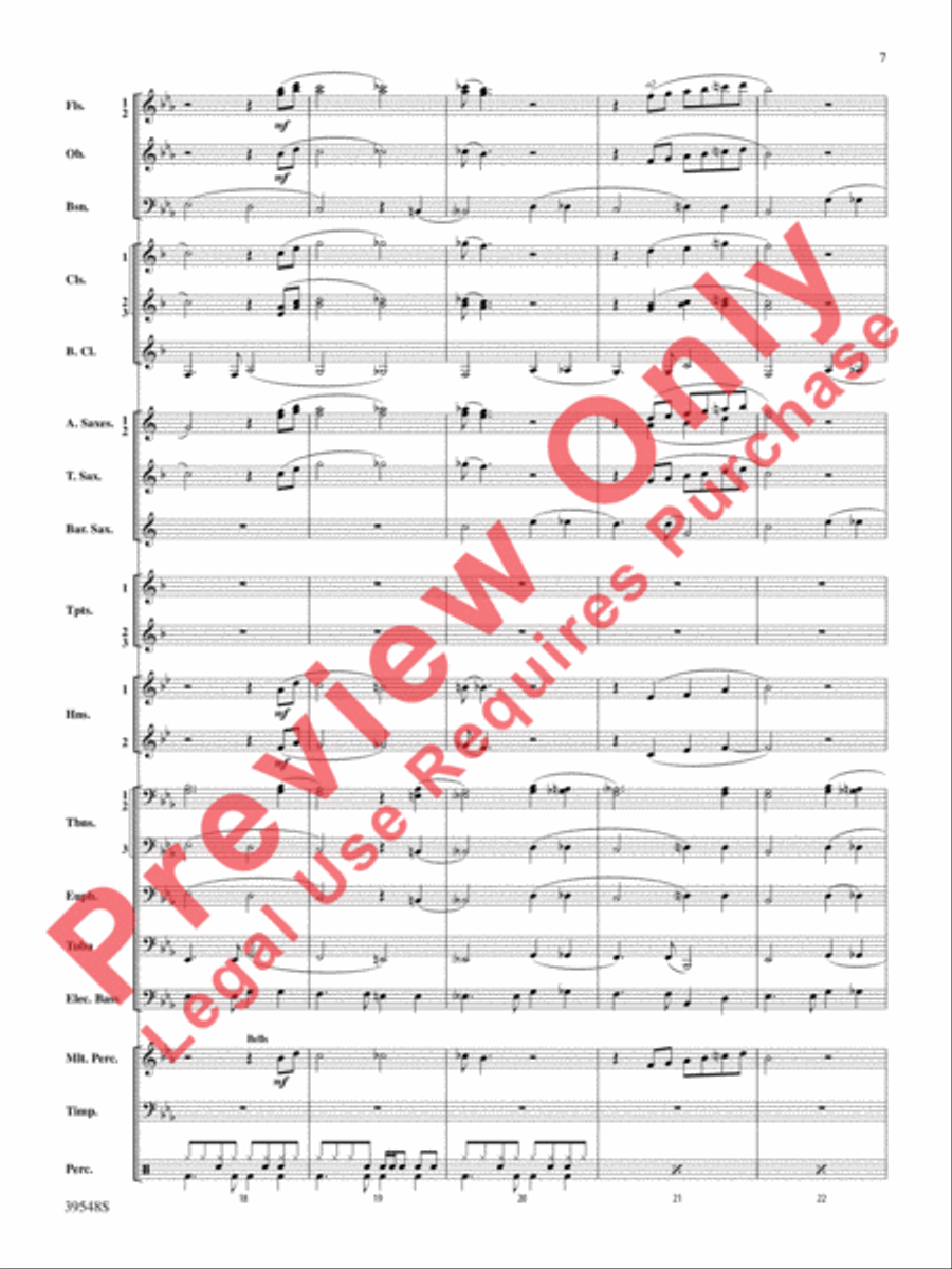 The Beatles Remembered Concert Band scores gallery preview page 8