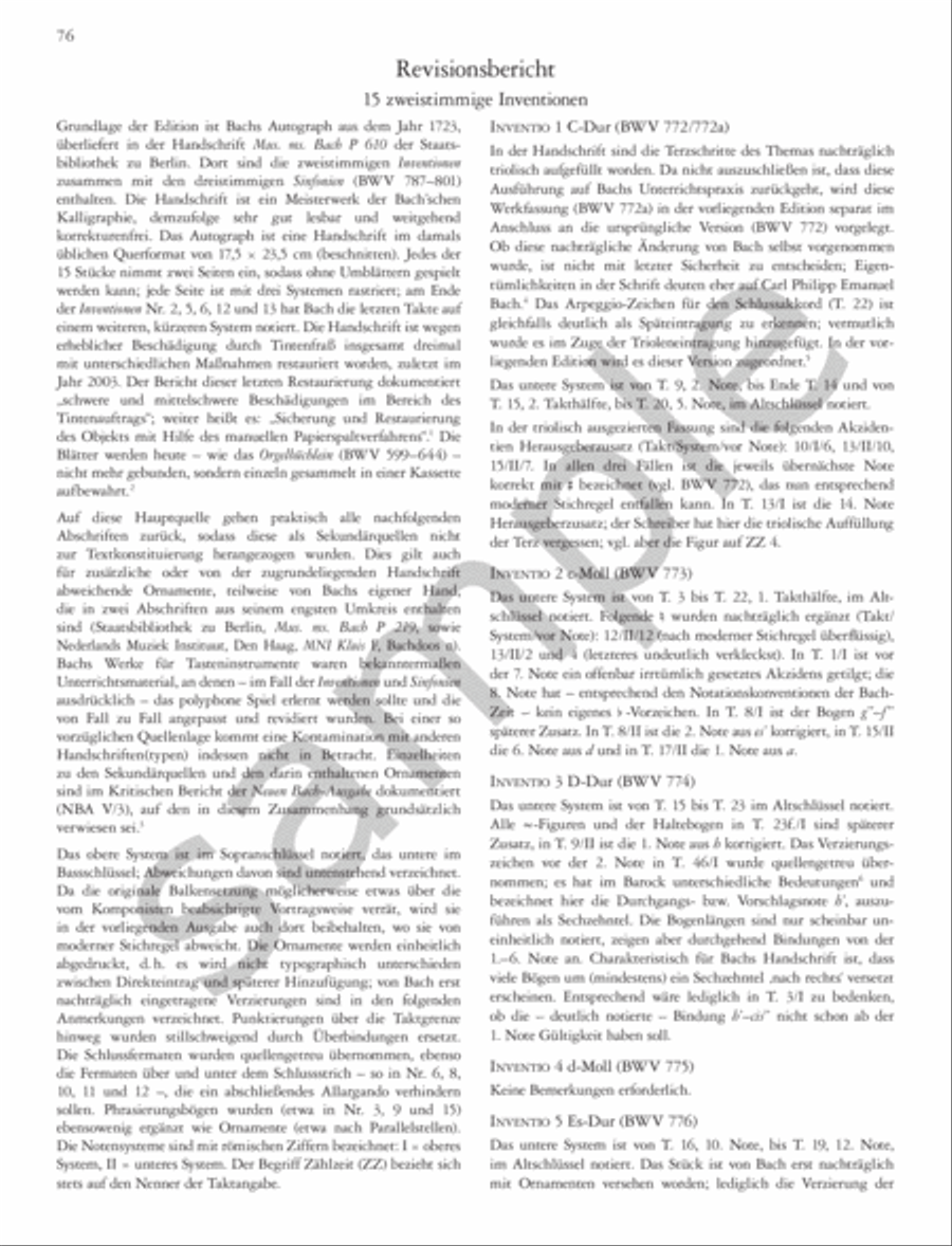 Inventions and Sinfonias BWV 772-801 for Piano Piano scores gallery preview page 10
