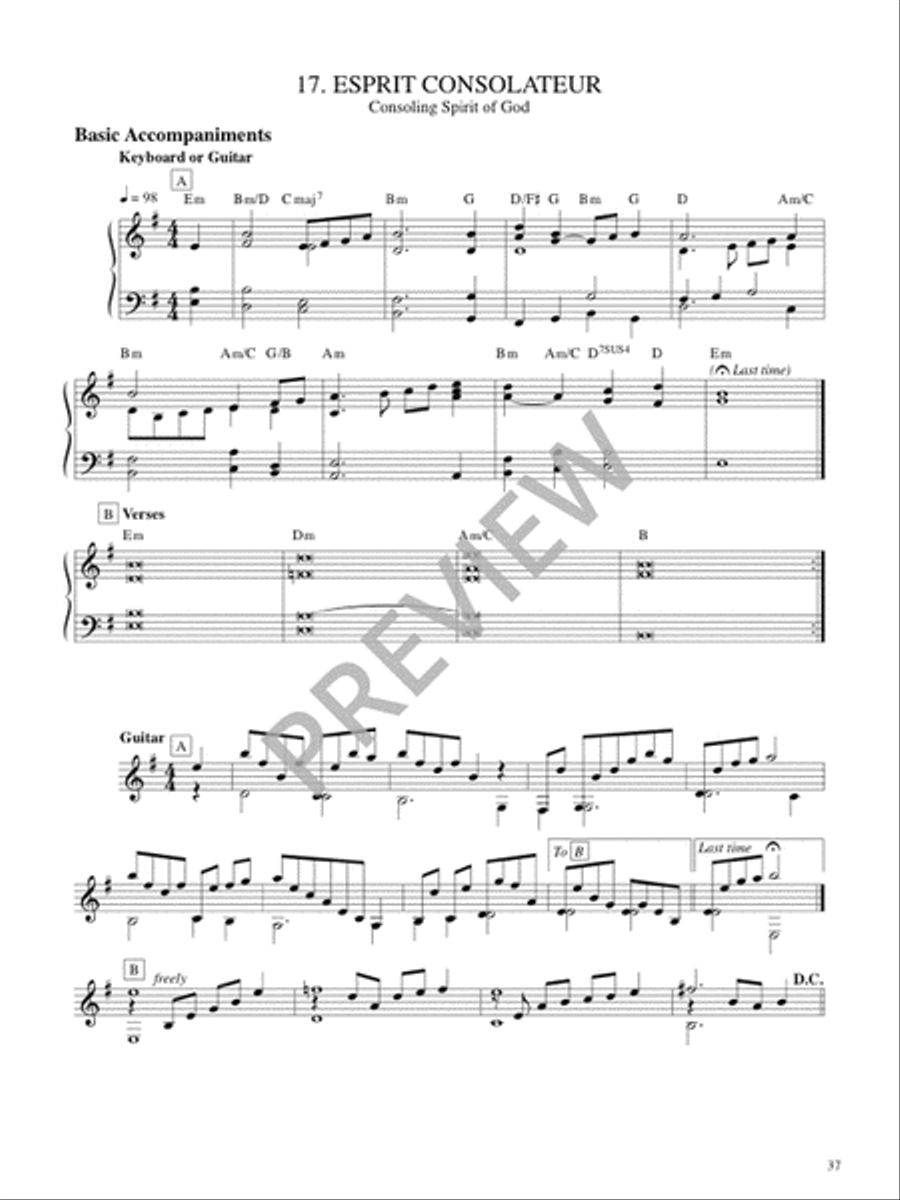 Christe Lux mundi - Instrument edition Guitar scores gallery preview page 39