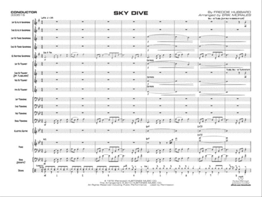 Sky Dive Jazz Ensemble scores gallery preview page 2