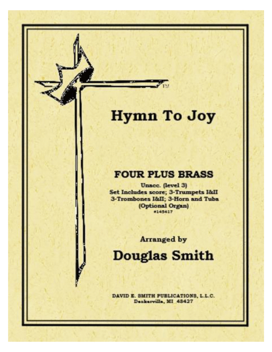 Hymn To Joy (opt organ) Organ scores gallery preview page 1