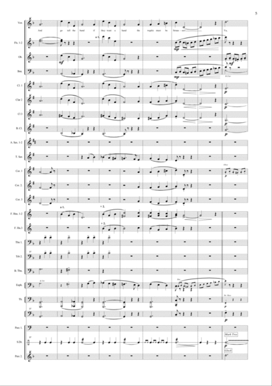 By Strauss Concert Band scores gallery preview page 5