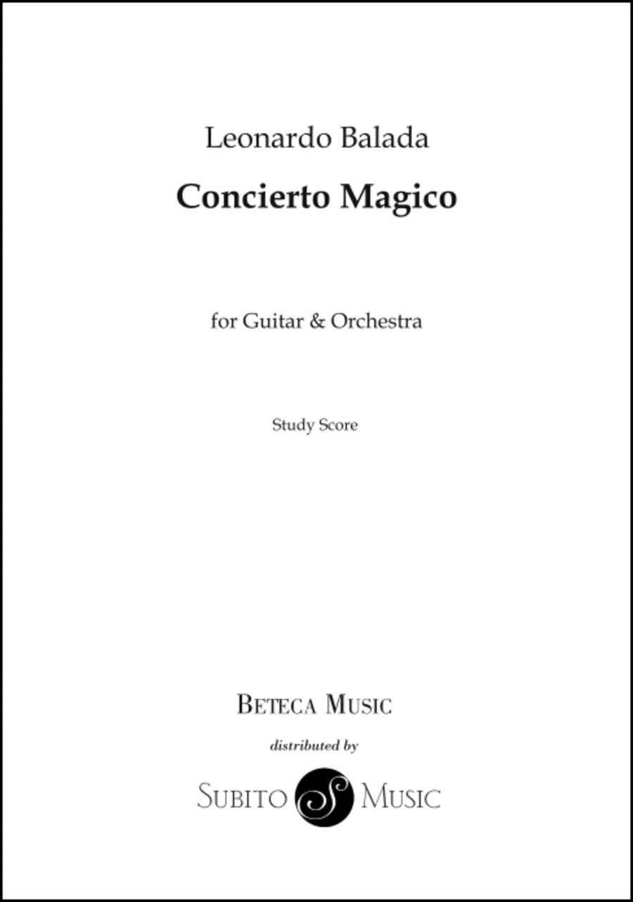 Concierto Magico Orchestra scores gallery preview page 1