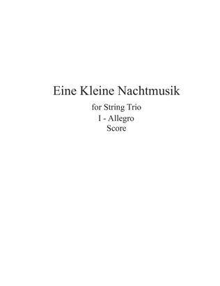 Eine Kleine Nachtmusik for String Trio