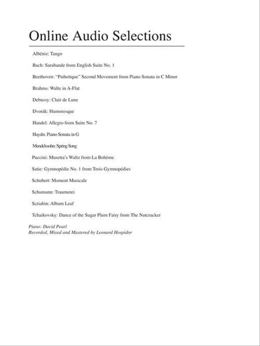 The Piano Treasury of Classical Music Piano Solo scores gallery preview page 3