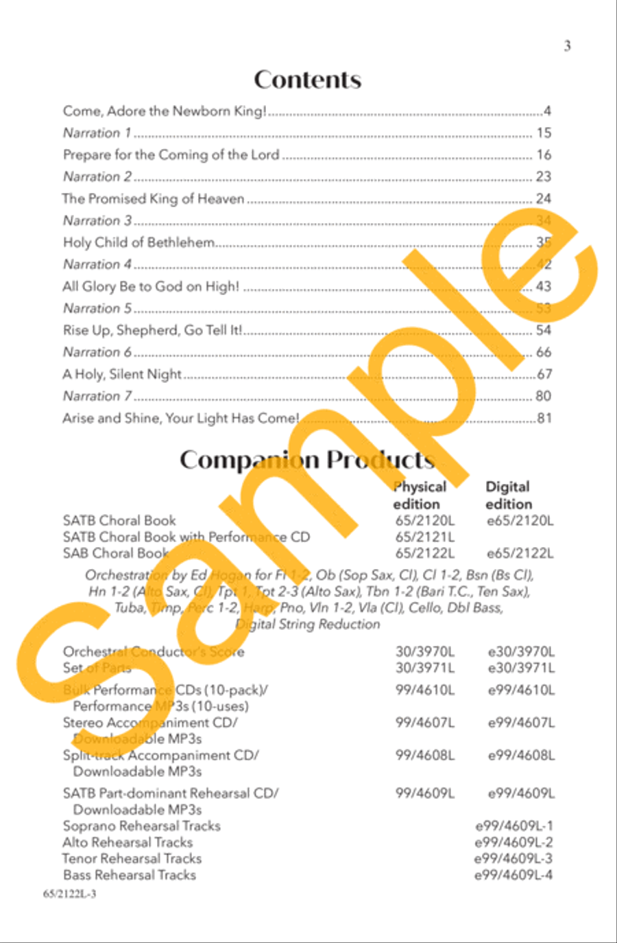 A New and Glorious Morn! 3-Part scores gallery preview page 4
