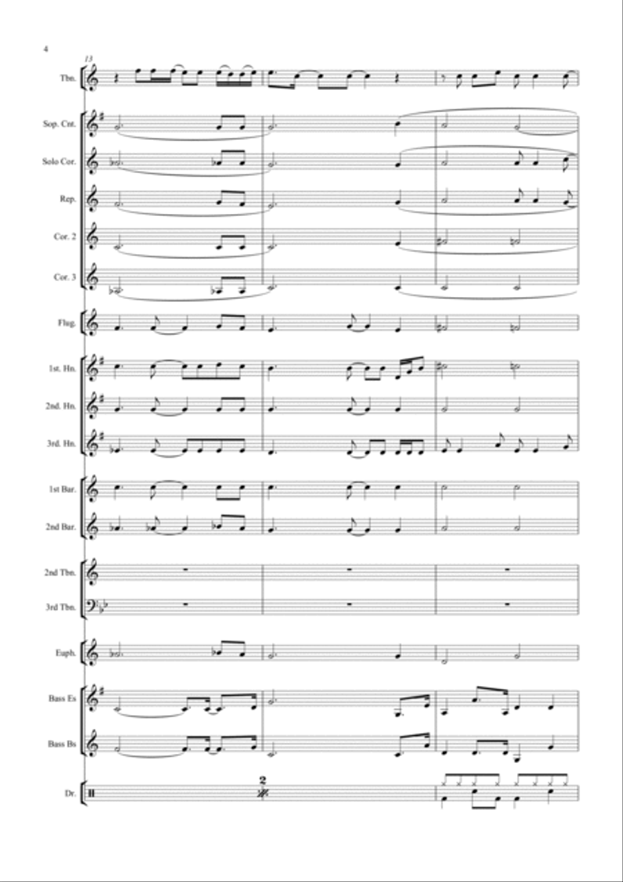 Make You Feel My Love Brass Band scores gallery preview page 5