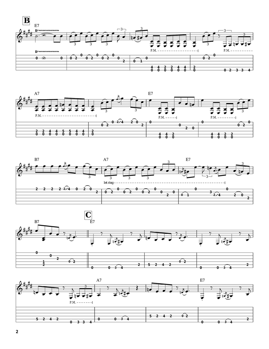 Hide Away Hide Away Acoustic Guitar scores gallery preview page 2