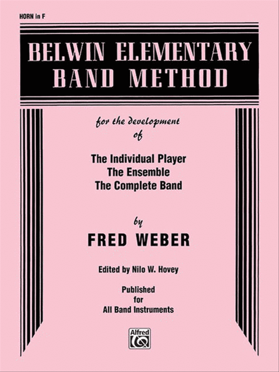 Belwin Elementary Band Method Concert Band Methods scores gallery preview page 1