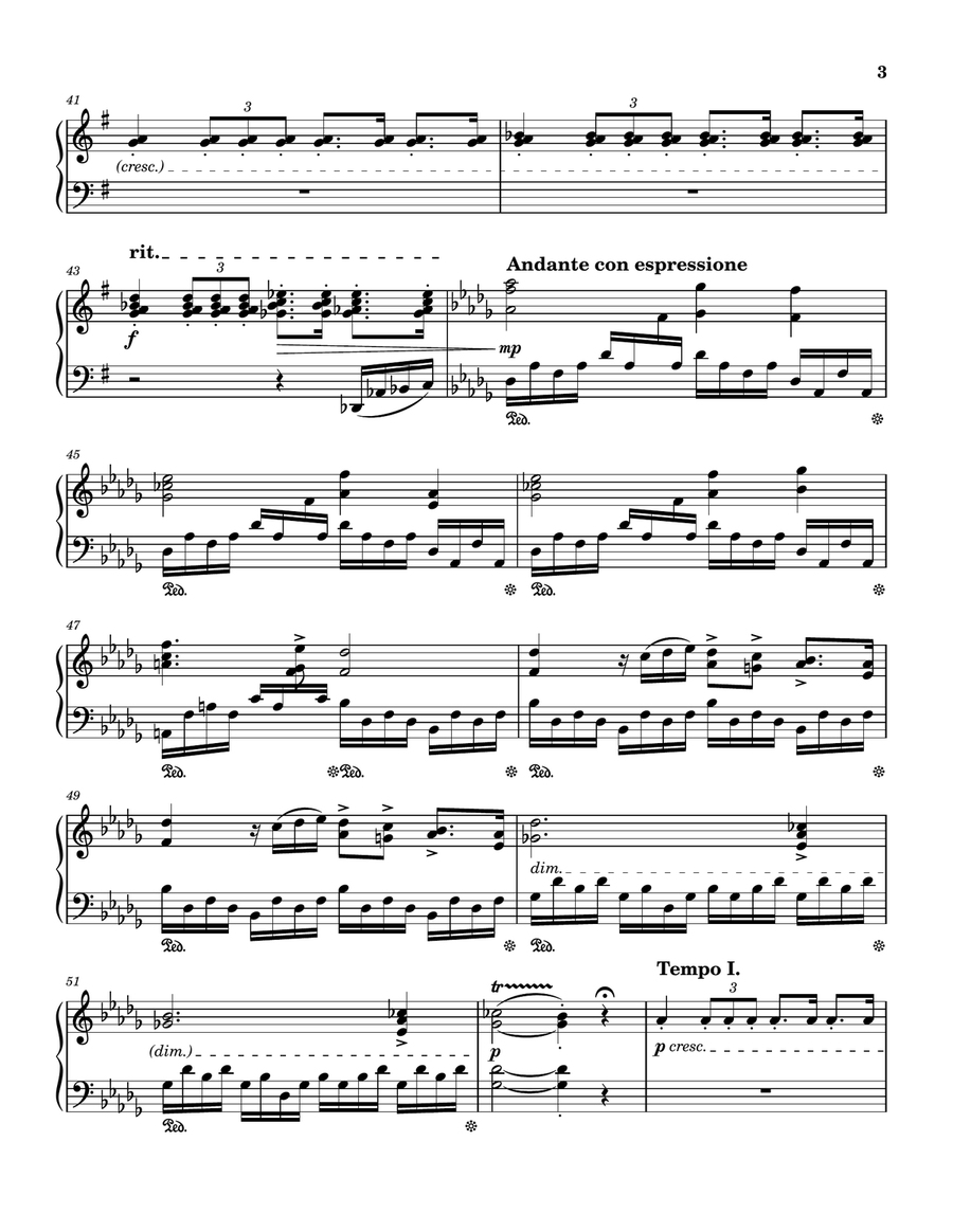 Allegro Maestoso in G Major Piano Solo scores gallery preview page 3