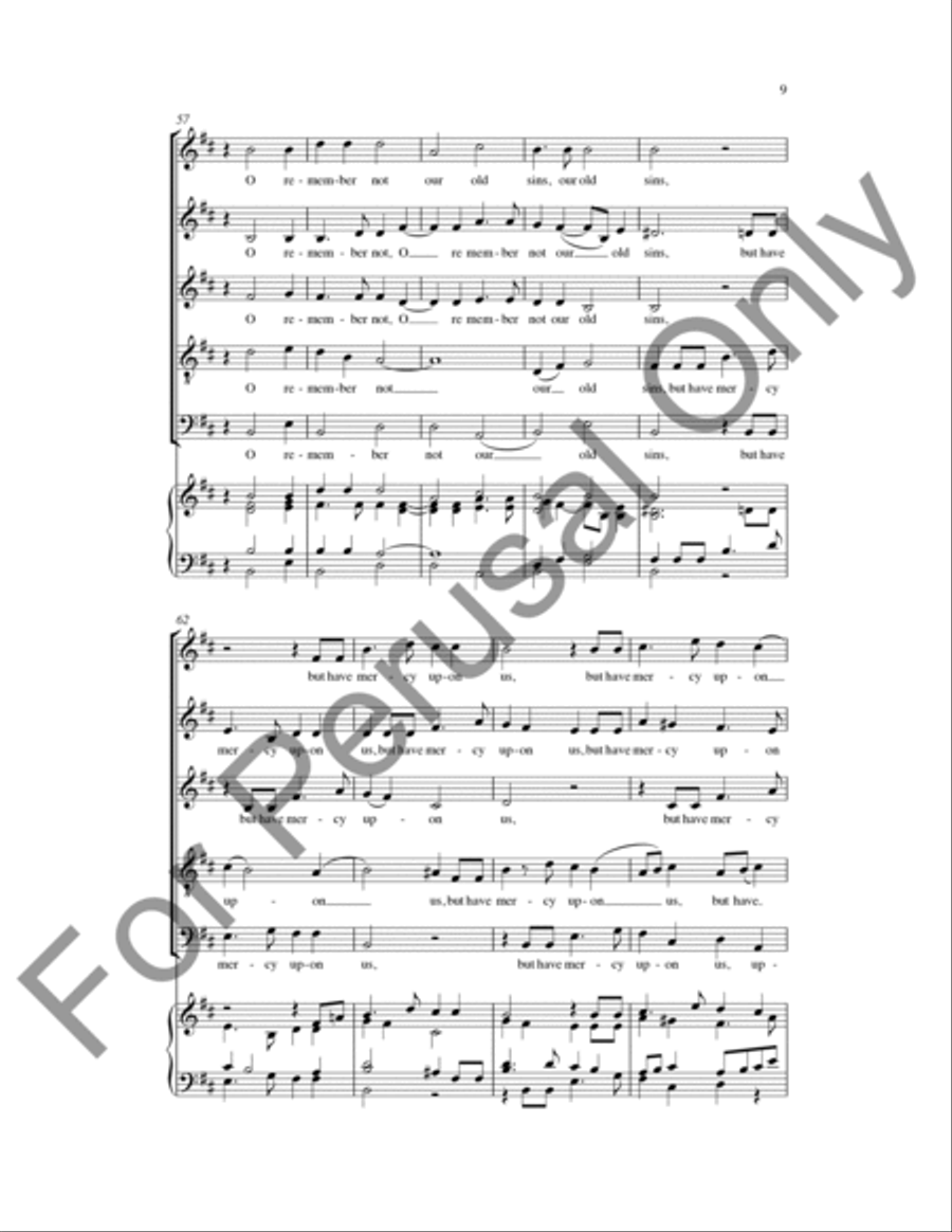 O Lord God O Lord God A Cappella scores gallery preview page 10