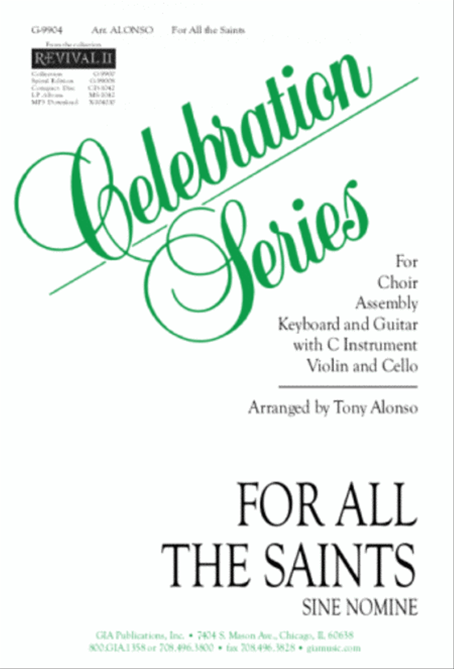 For All the Saints - Guitar edition Guitar scores gallery preview page 1