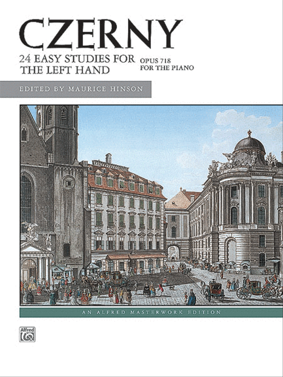 Czerny -- 24 Studies for the Left Hand, Op. 718 Piano Method scores gallery preview page 1