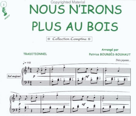 Nous n'irons plus au bois (Comptine) image number null