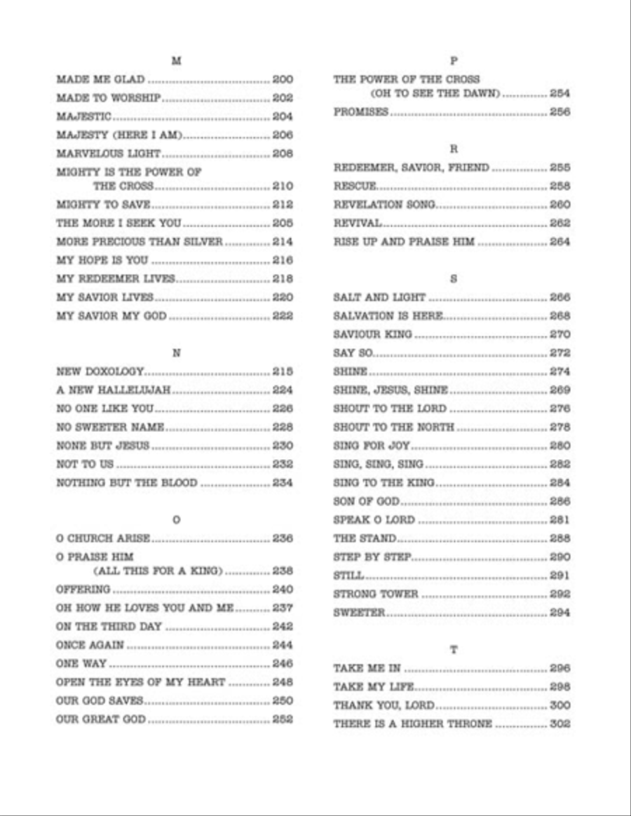 The Real Worship Book The Real Worship Book Piano scores gallery preview page 5
