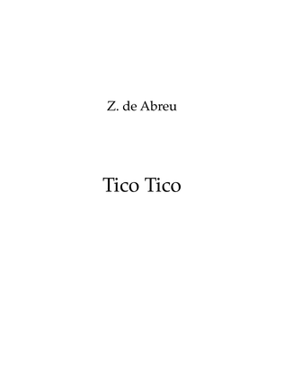 Book cover for Tico Tico (tico Tico No Fuba)