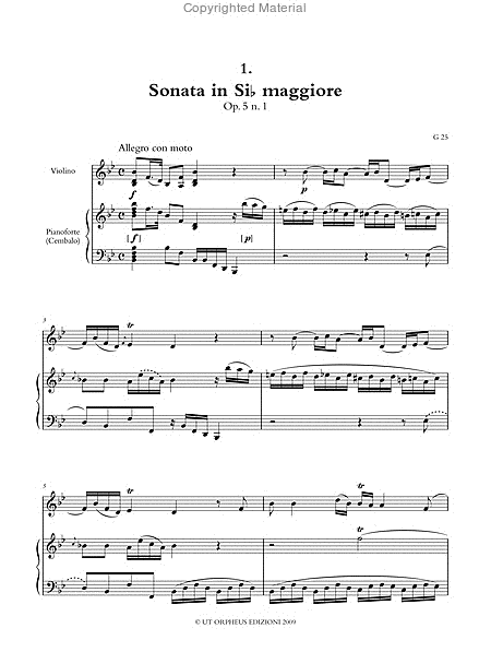Opera Omnia. Vol. XXX: 6 Sonatas Op. 5 (G 25-30)