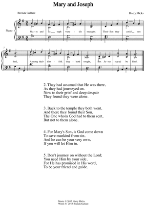 Mary and Joseph. A brand new hymn!