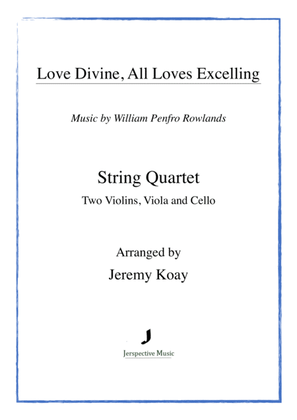 Book cover for Love Divine, All Loves Excelling (String Quartet)