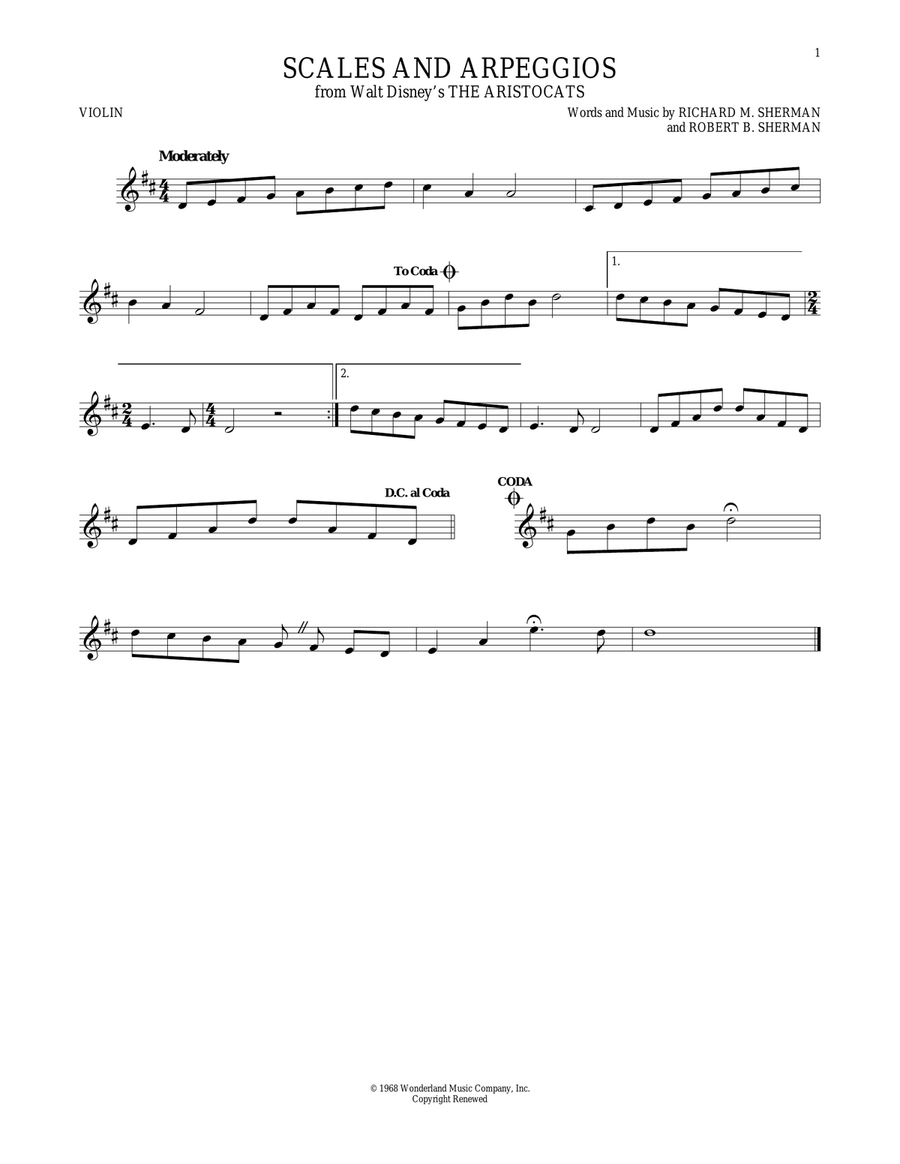 Scales And Arpeggios