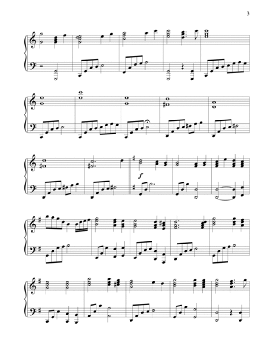 Hymn Collection for Advanced Piano Piano Solo scores gallery preview page 3