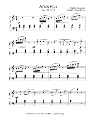 Arabesque (L' Arabesque) (Op. 100, No. 2)