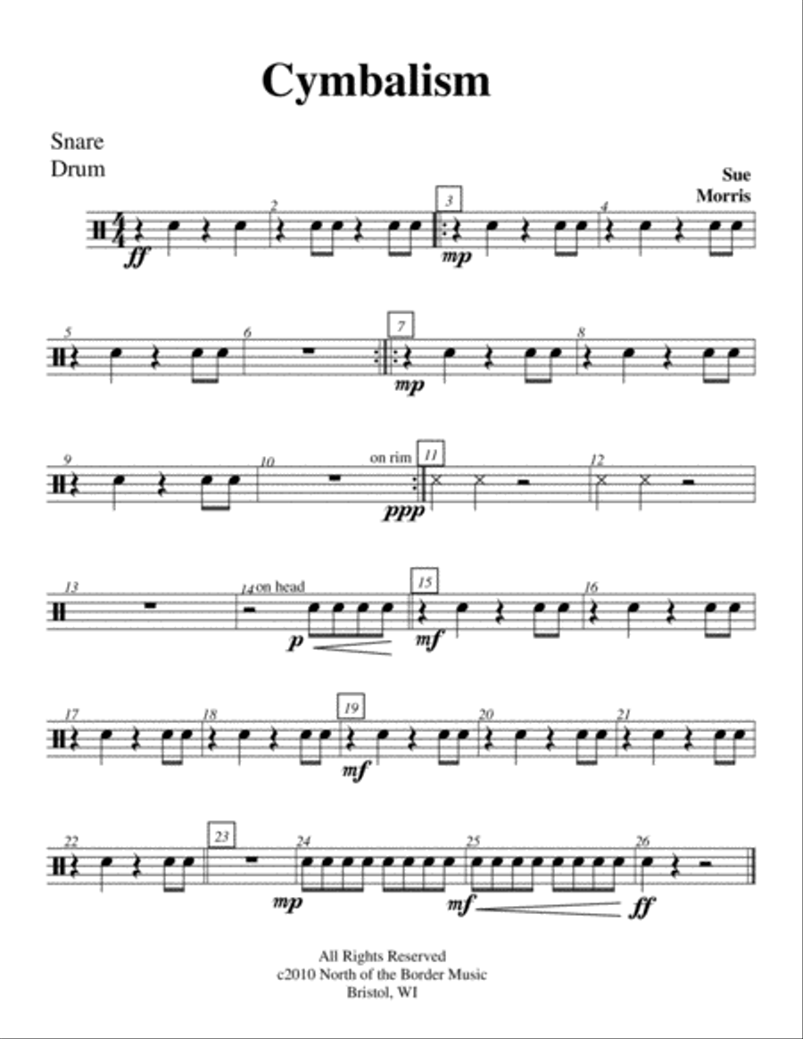 Cymbalism Percussion Ensemble scores gallery preview page 6