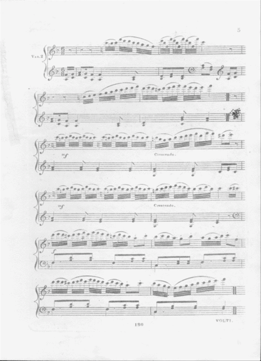 Kinloch of Kinloch. A Favourite Scotch Air with Variations for the Pinao Forte Piano Solo scores gallery preview page 4
