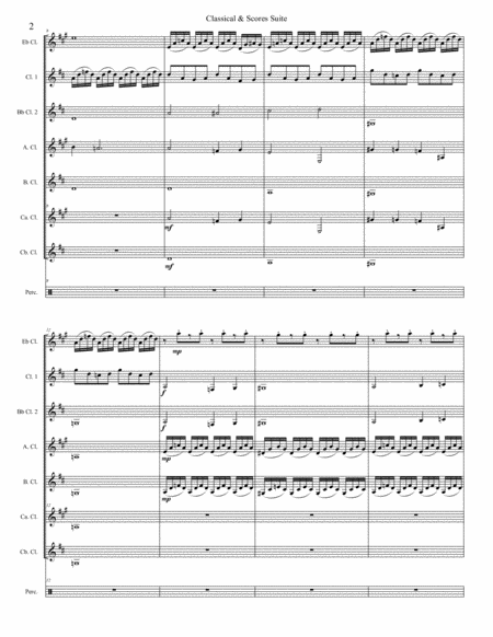 Classical & Scores Suite (Clarinet Choir) image number null