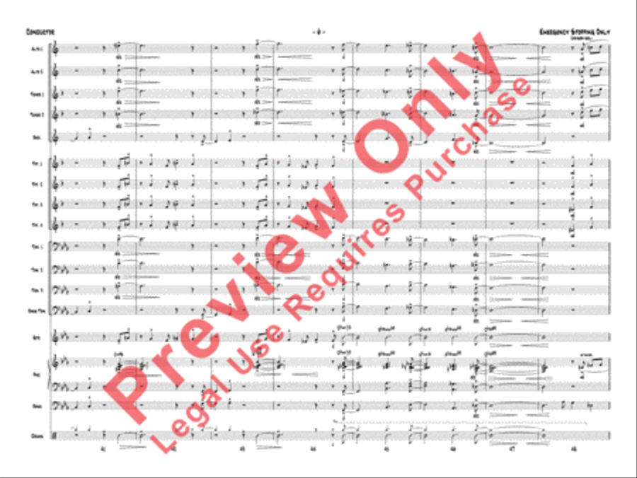Emergency Stopping Only Jazz Ensemble scores gallery preview page 9