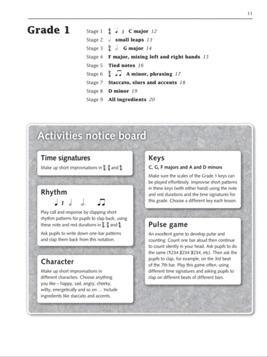 Improve Your Sight-reading! Piano (Teacher's Book) Piano Method scores gallery preview page 3
