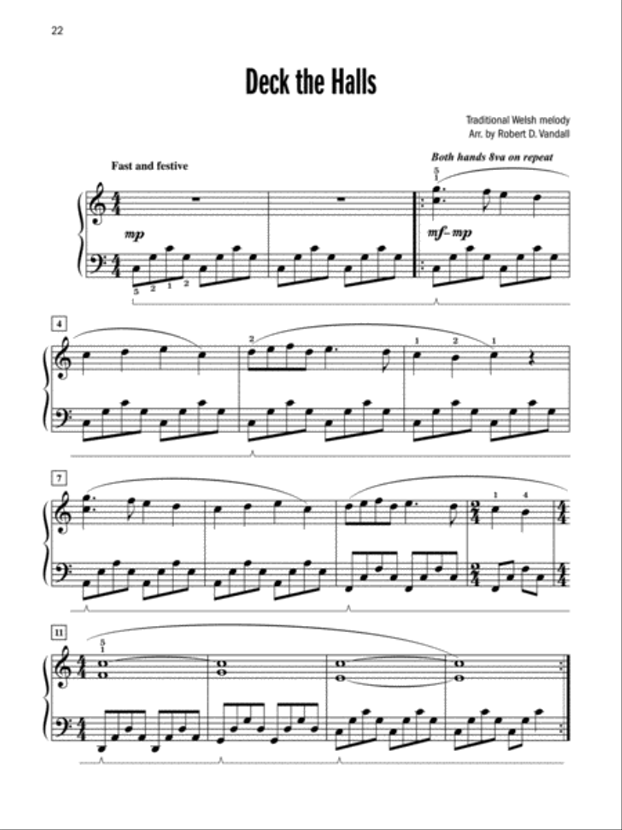 Celebrated Christmas Solos, Book 4 Piano Solo scores gallery preview page 4