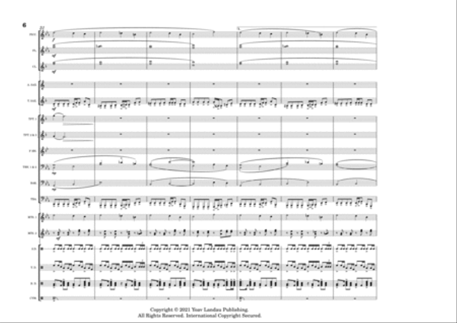Five Nights At Freddy's Marching Band scores gallery preview page 6