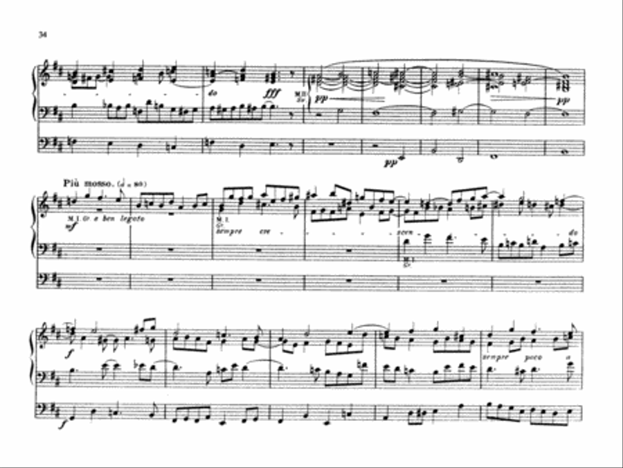 Reger: Organ Works, Op. 59 Organ scores gallery preview page 2
