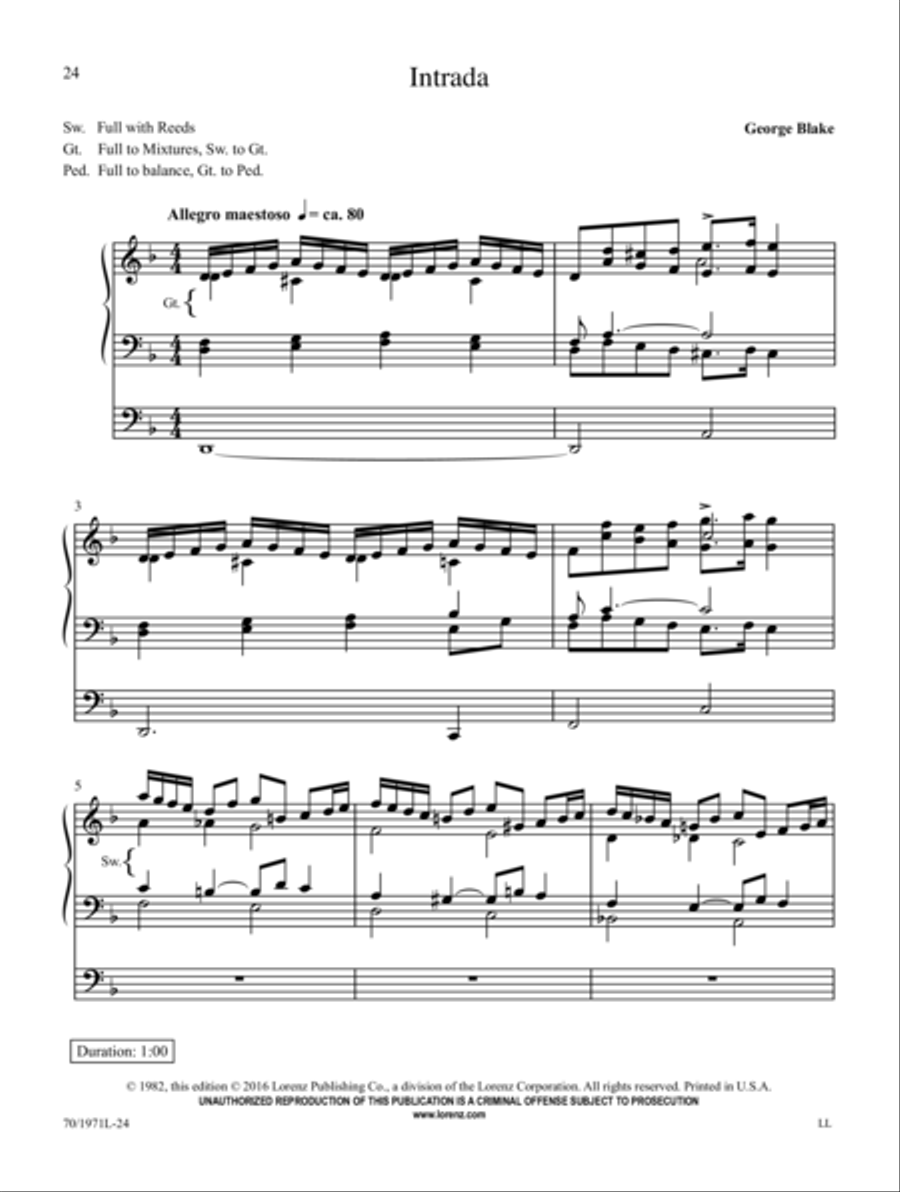 Majesty and Triumph Organ Solo scores gallery preview page 9