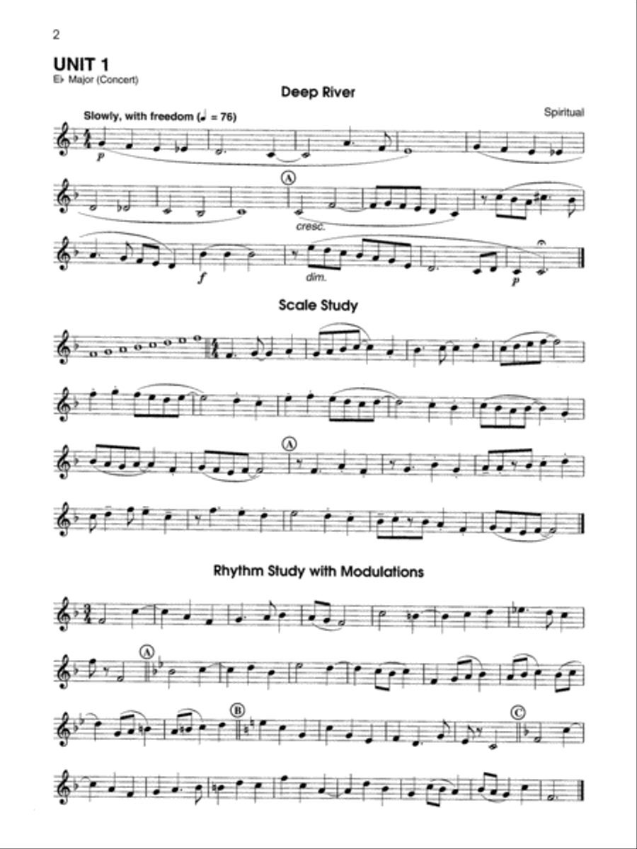 Technique Through Performance Concert Band Methods scores gallery preview page 3