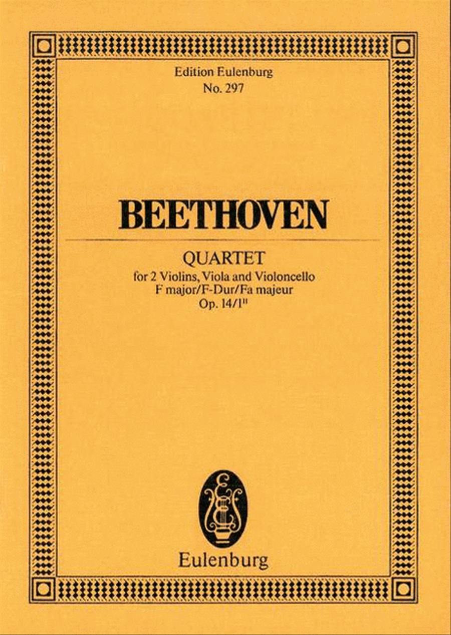 String Quartet in F Major, Op. 14/1