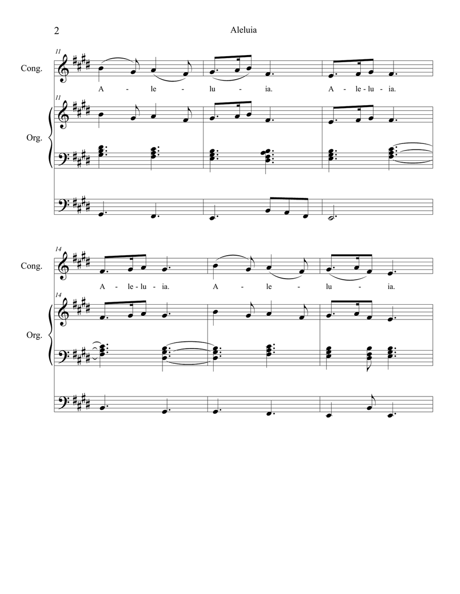 Aleluia (from 
