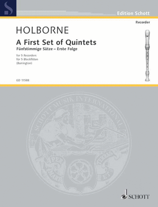 Holborne(arch 50) 1st Set Quintets 5recs