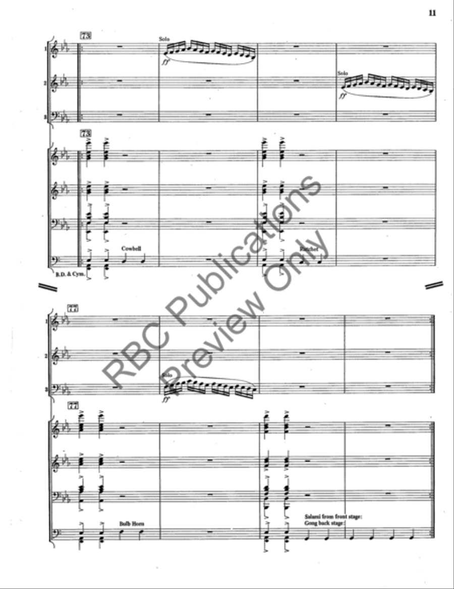 Concerto Gross Concert Band Concert Band scores gallery preview page 12