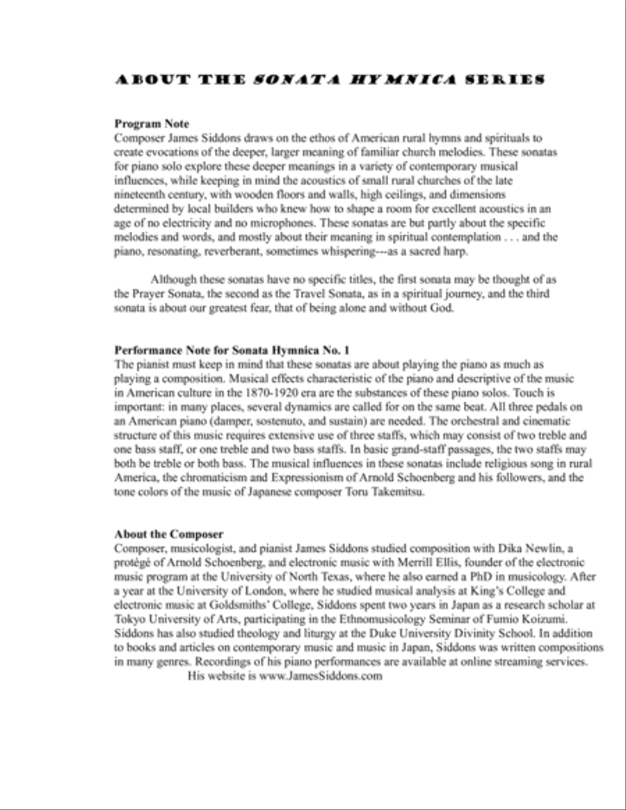 Sonata Hymnica No. 1 Piano Solo scores gallery preview page 2