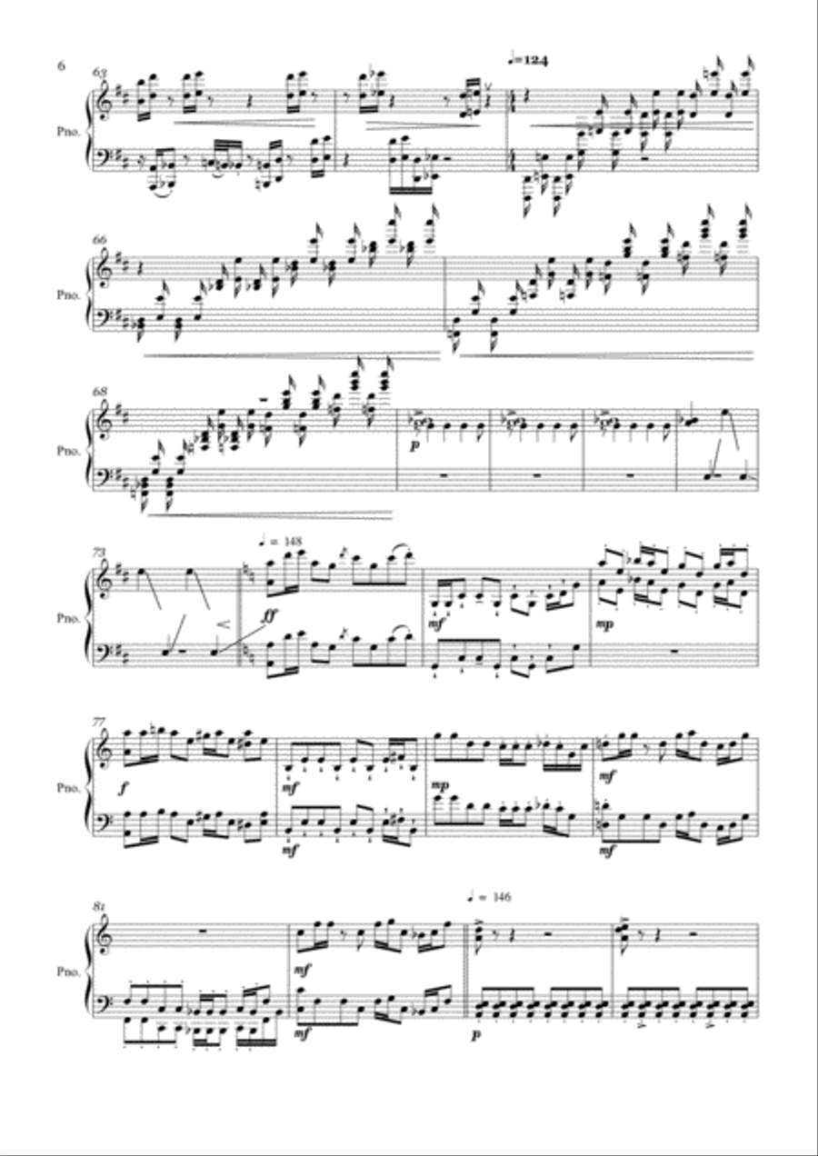 Mountain Song Piano Solo scores gallery preview page 6