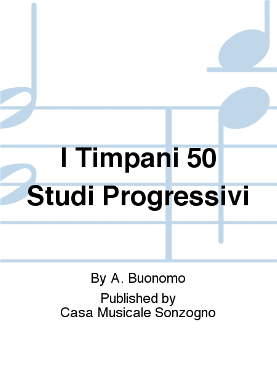 I Timpani 50 Studi Progressivi Percussion scores gallery preview page 1
