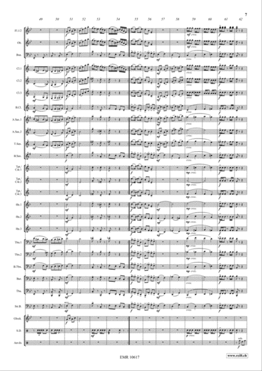 Blacksmith Polka Concert Band scores gallery preview page 8