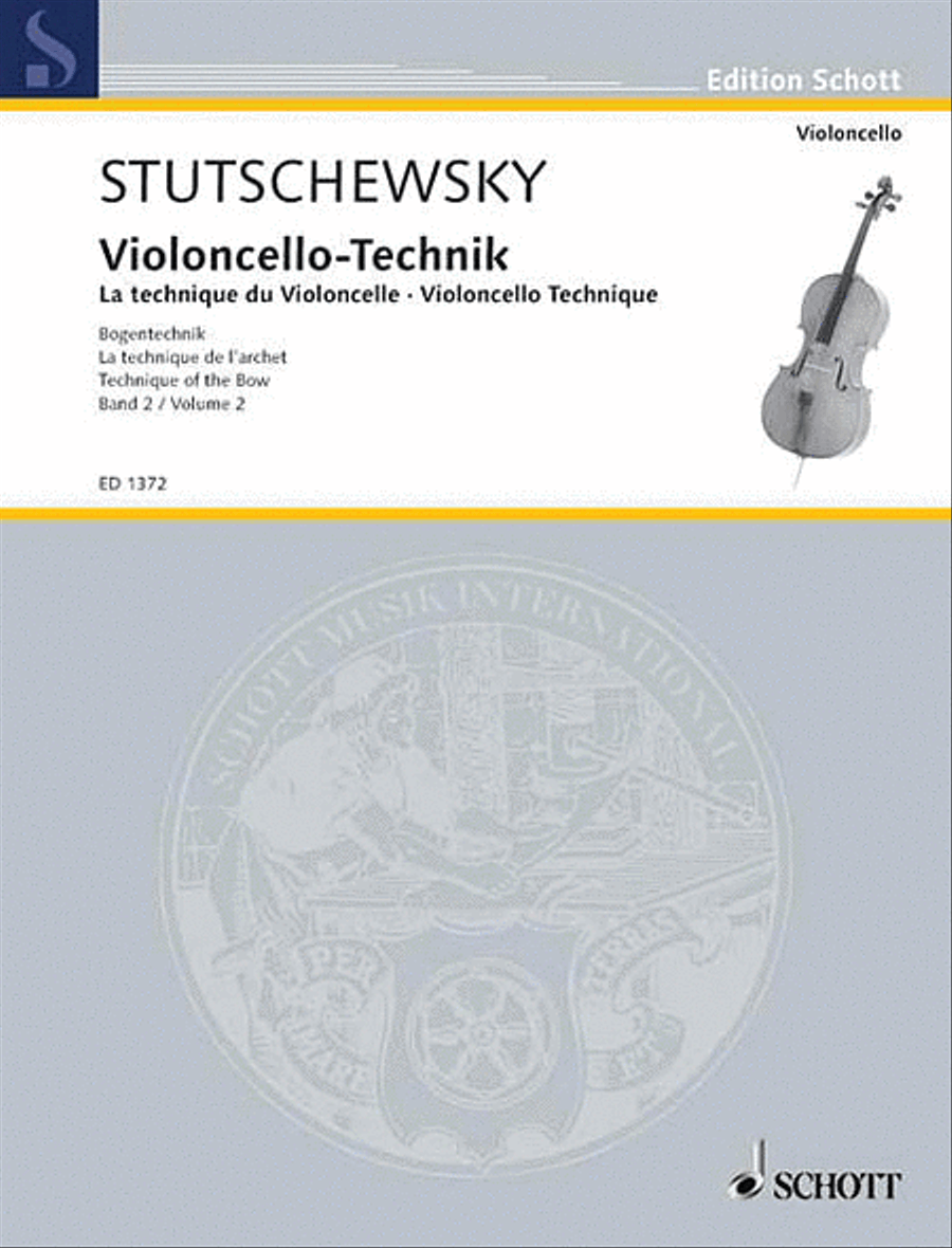 Cello Method - Volume 2 Technique of the Bow Cello scores gallery preview page 1