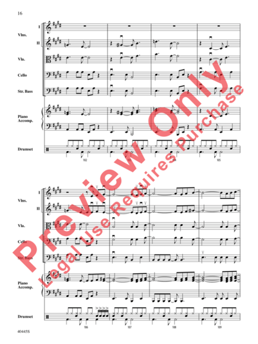 The Rolling Stones on Tour String Orchestra scores gallery preview page 17