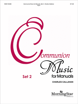 Book cover for Communion Music for Manuals, Set 2