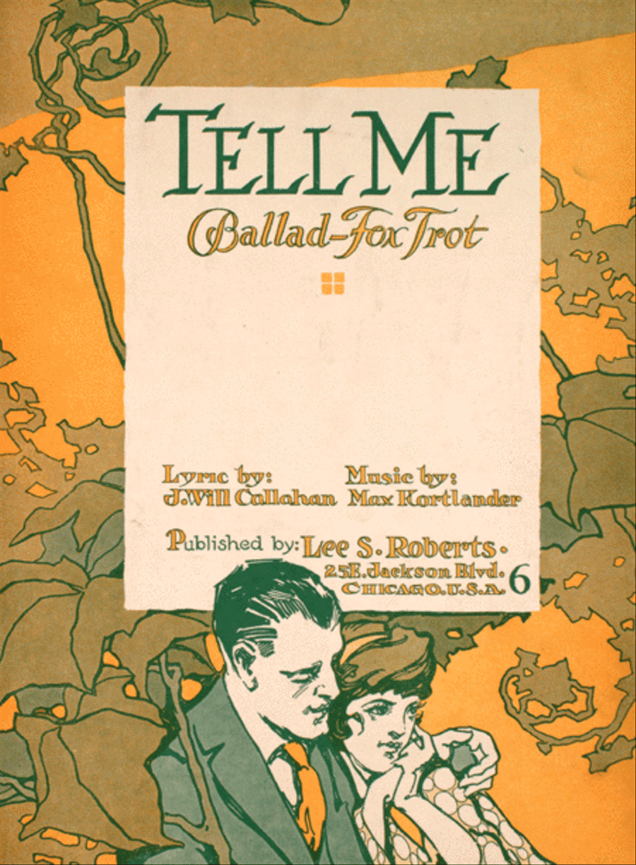 Tell Me. Ballad-Fox Trot Voice scores gallery preview page 1