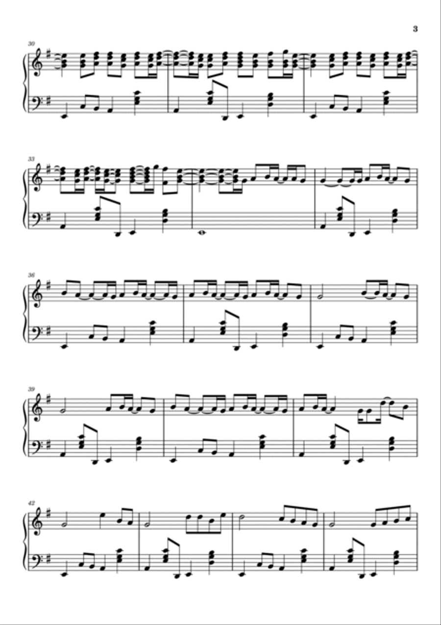 You Rock My World Piano Solo scores gallery preview page 3